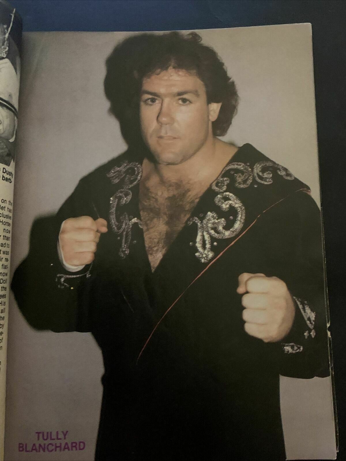 Wrestling Scene Magazine February 1987 - Rhodes, Tully Blanchard, Carlos Colon