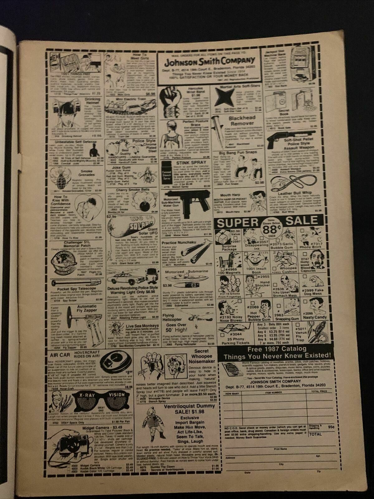 Sports Review Wrestling Magazine May 1987 - Nikita Koloff, Ric Flair, British Bu