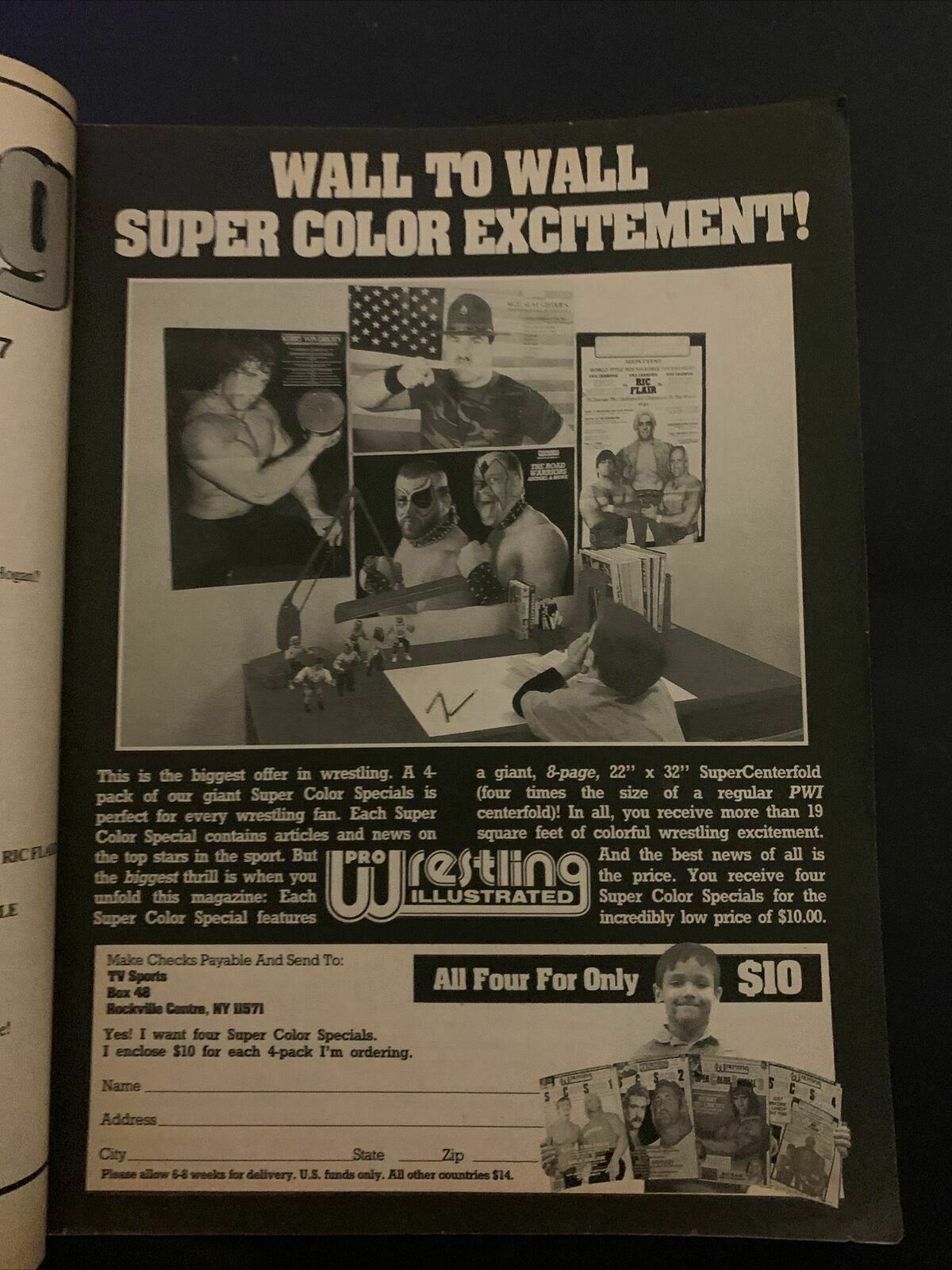 Sports Review Wrestling Magazine May 1987 - Nikita Koloff, Ric Flair, British Bu