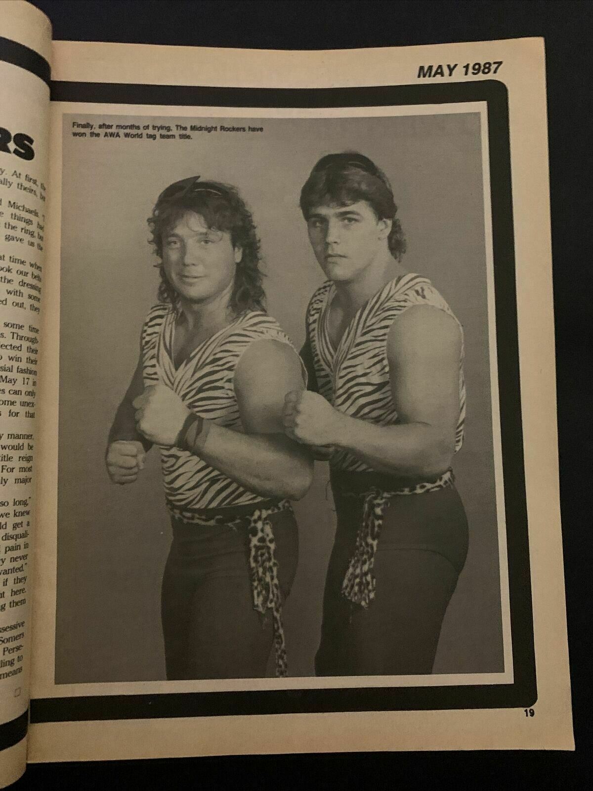 Sports Review Wrestling Magazine May 1987 - Nikita Koloff, Ric Flair, British Bu