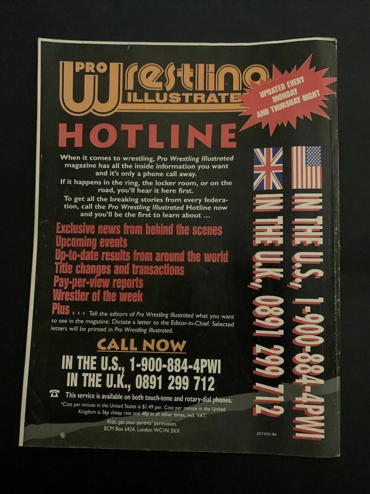 Pro Wrestling Illustrated November 1994 - Hogan, Randy Savage, Shawn Michaels