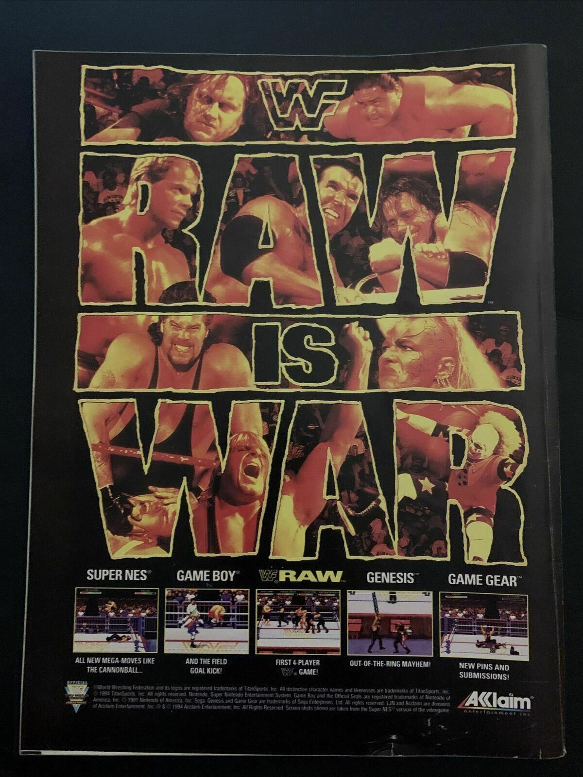 Pro Wrestling Illustrated Magazine January 1995 - Tatanka, Hulk Hogan, Razor Ram