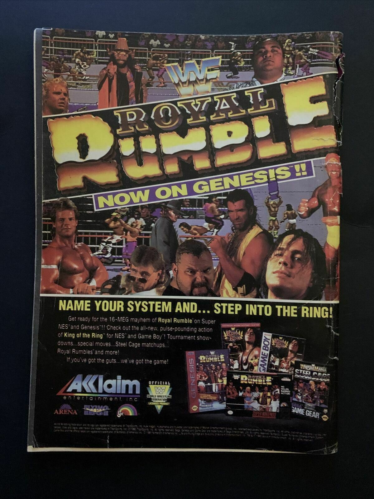 Wrestle America Magazine Winter 1993 - Vicious Vs Vader