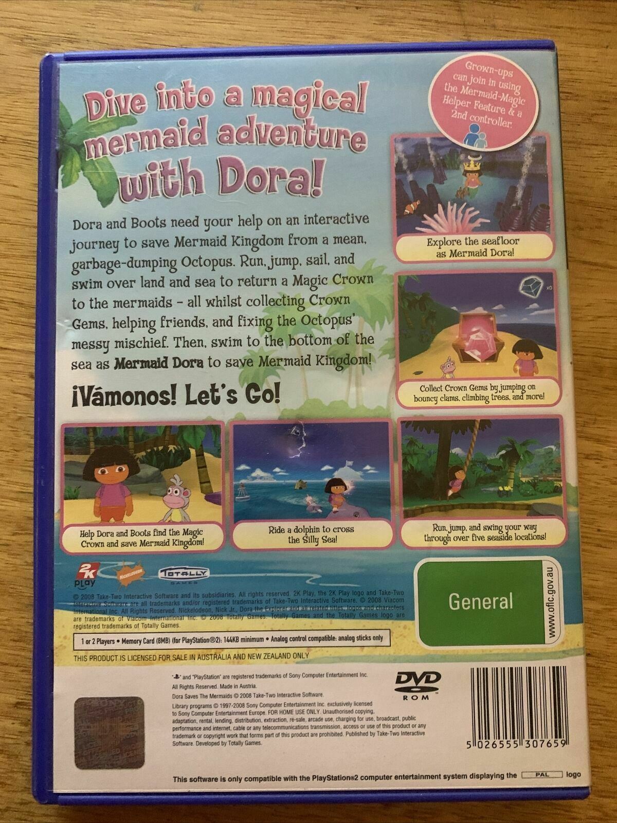 Dora the Explorer: Dora Saves The Mermaid - Sony PS2 Game PAL