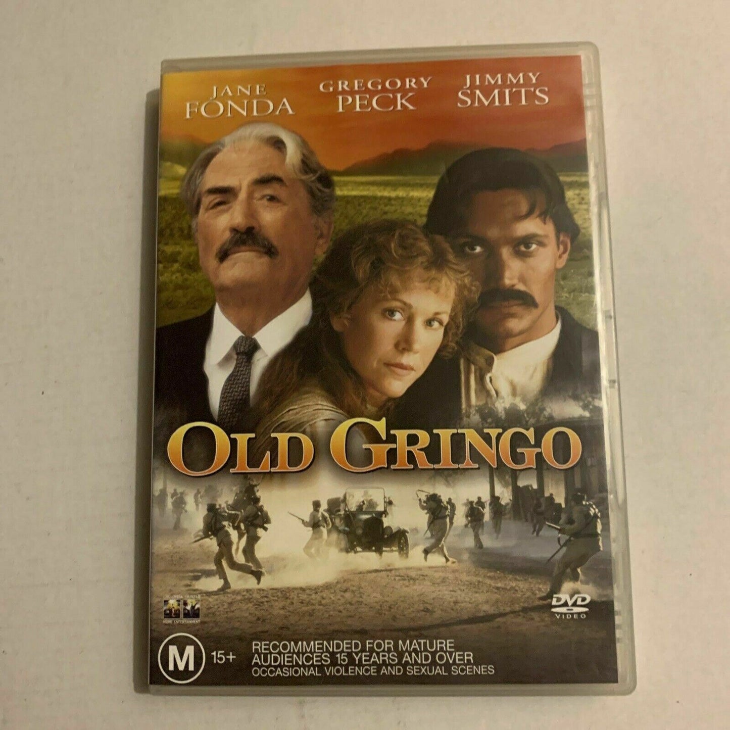 Old Gringo (DVD, 1989) Jane Fonda, Gregory Peck, Jimmy Smits. Region 4&2