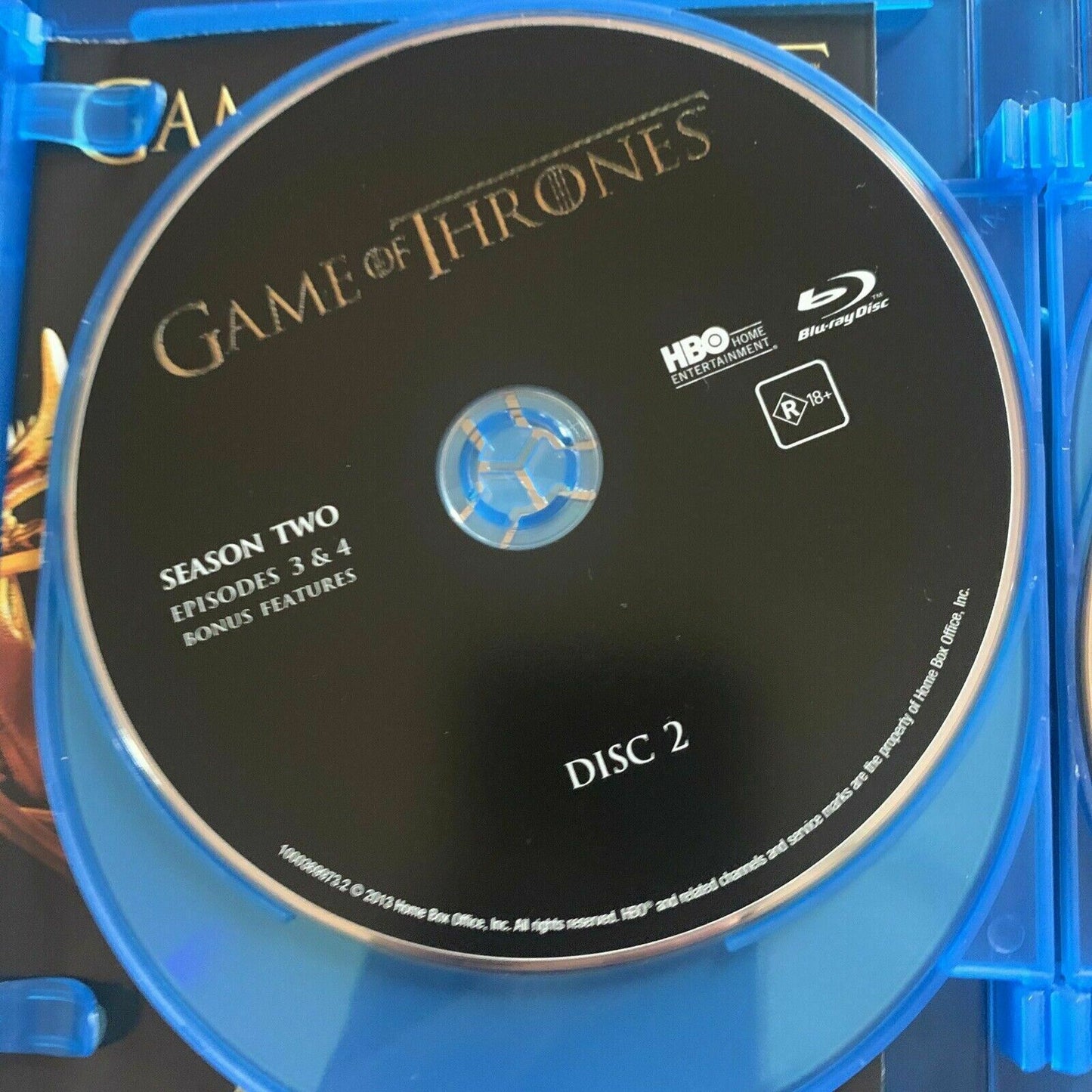 Game Of Thrones : Season 2 (Blu-ray, 2013, 5-Disc Set) Emilia Clarke