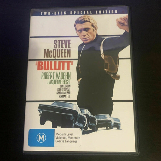 Bullitt - Special Edition (DVD, 1968) Steve McQueen, Jacqueline Bisset. Region 4