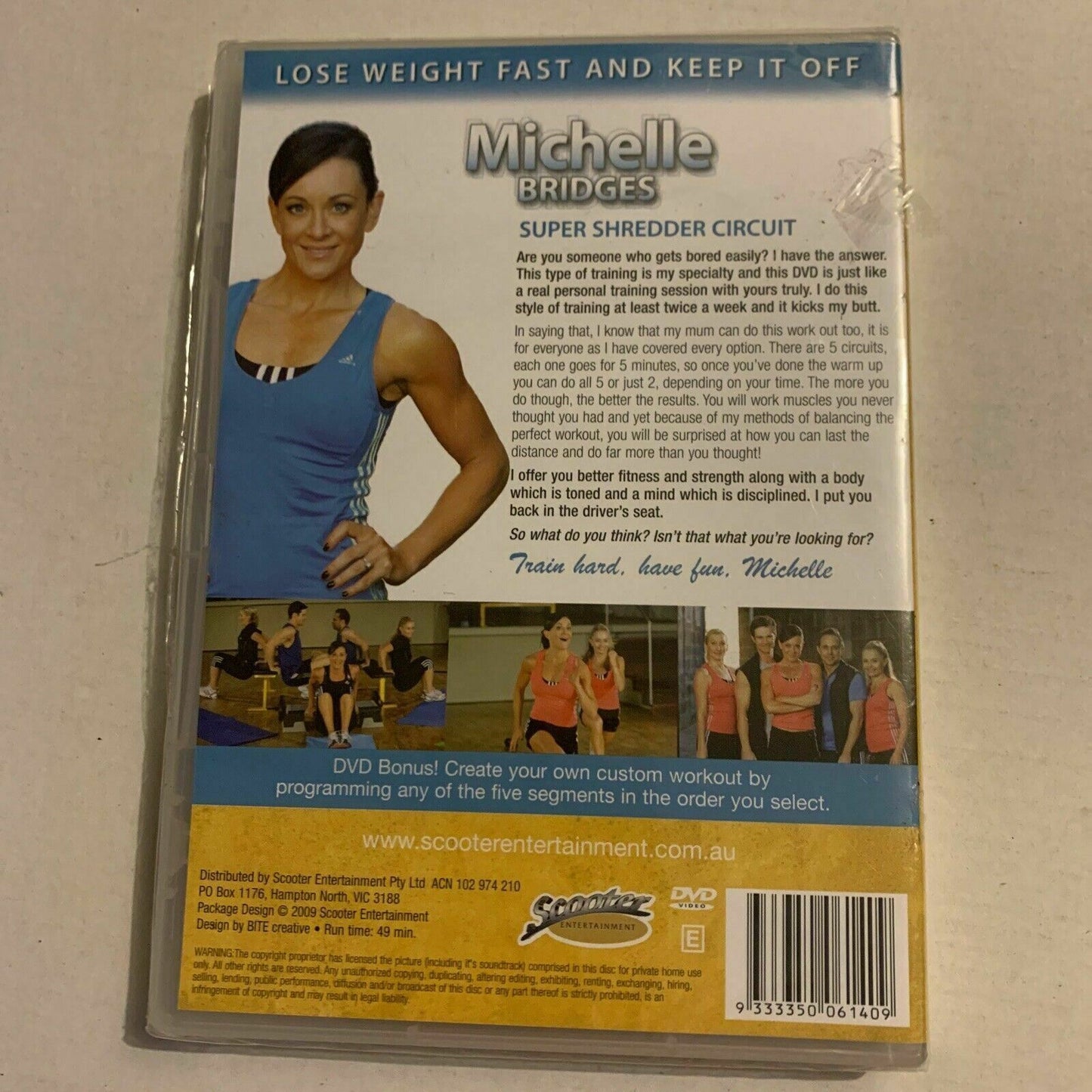 *New Sealed* Michelle Bridges - Super Shredder Circuit (DVD, 2009) Region 4