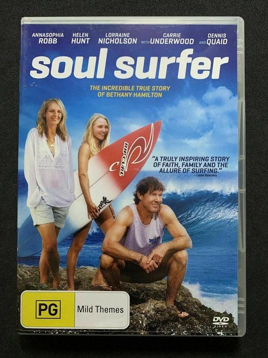 Soul Surfer (DVD, 2011) True Story - AnnaSophia Robb, Dennis Quaid, Helen Hunt