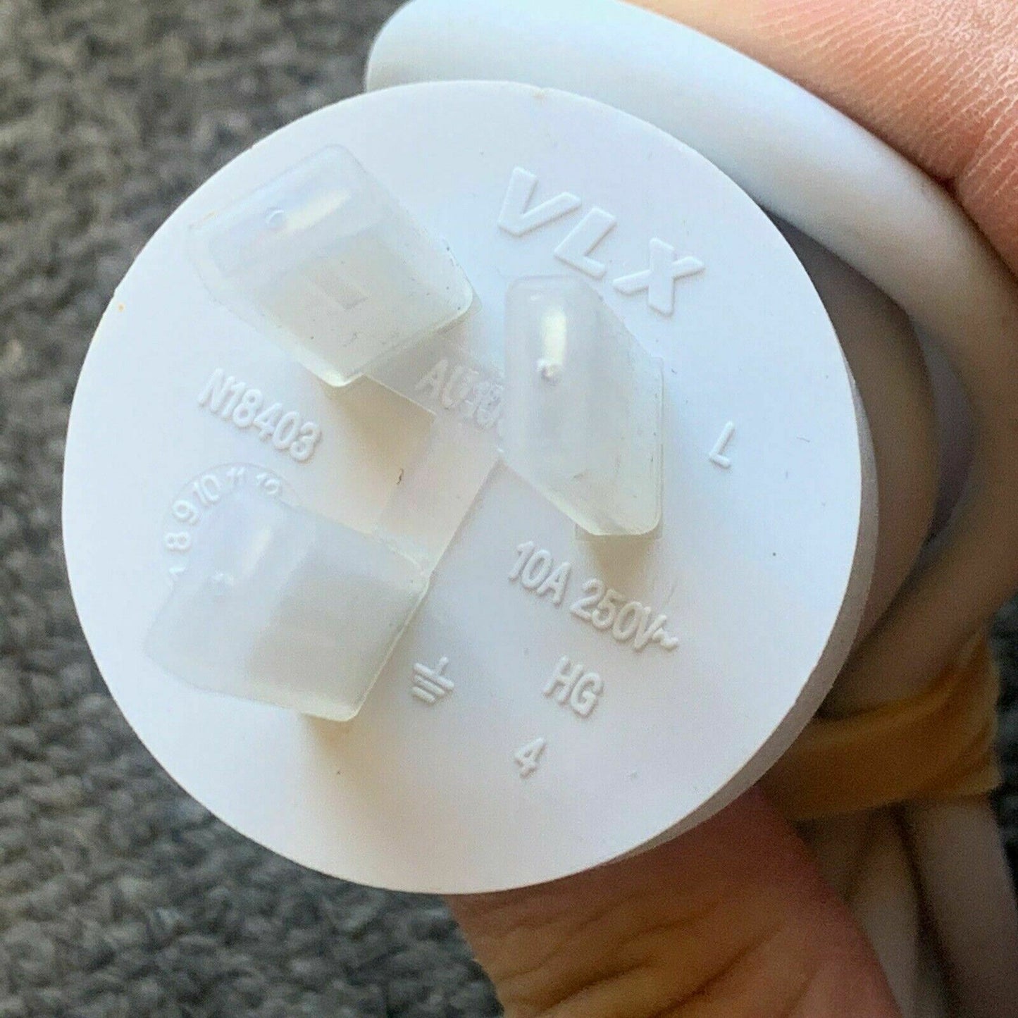 VOLEX VLX #APC70 AU10S3 AC Power Cord for Apple Macbook 2m Long