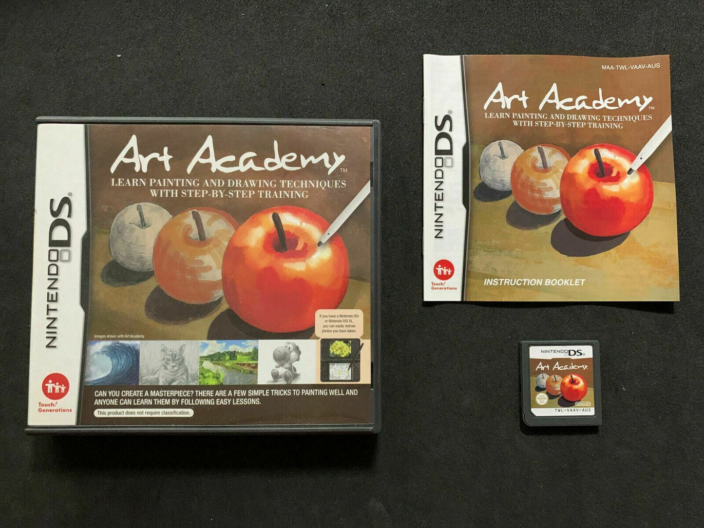 Art Academy (Nintendo DS, 2010) with Manual