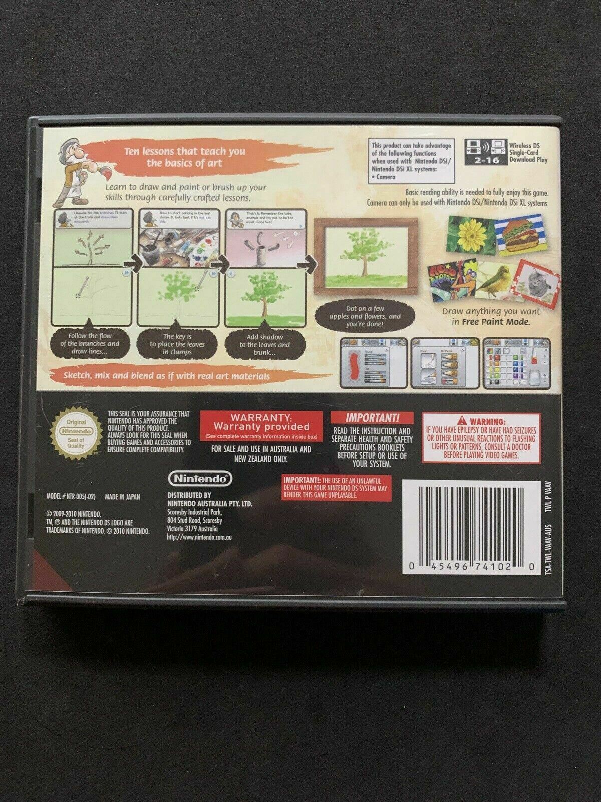 Art Academy (Nintendo DS, 2010) with Manual