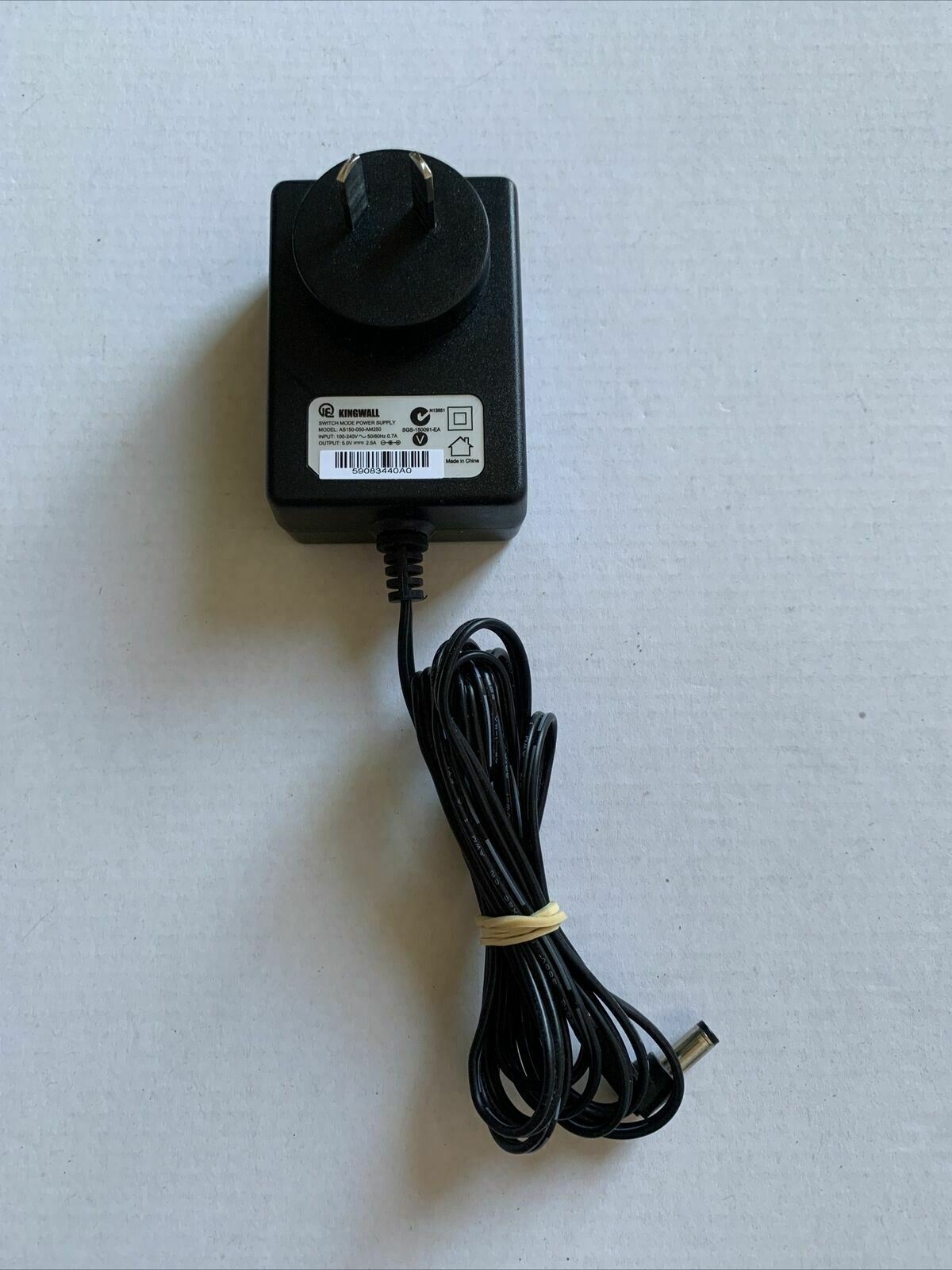 Kingwall Switch Mode Power Supply AS150-050-AM250 AC Adaptor 5v 2.5a