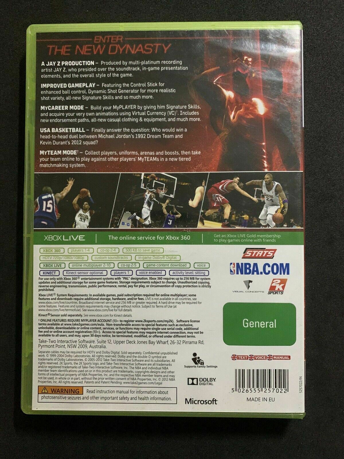 NBA 2K13 - Microsoft XBOX 360 Official NBA Basketball Game