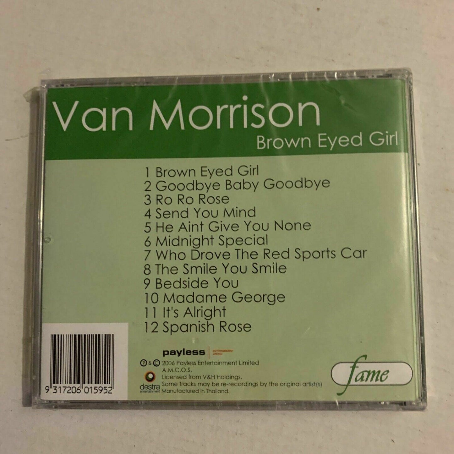 *New Sealed* Van Morrison ‎– Brown Eyed Girl (CD, 2006)