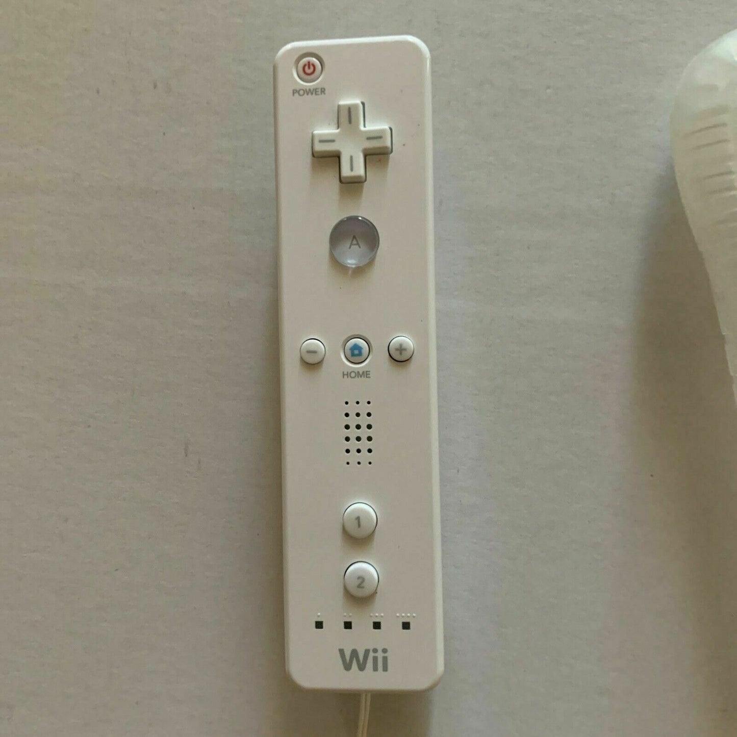 Genuine Nintendo Wii Controller Remote For Wii & Wii U RVL-003 w Plastic Cover
