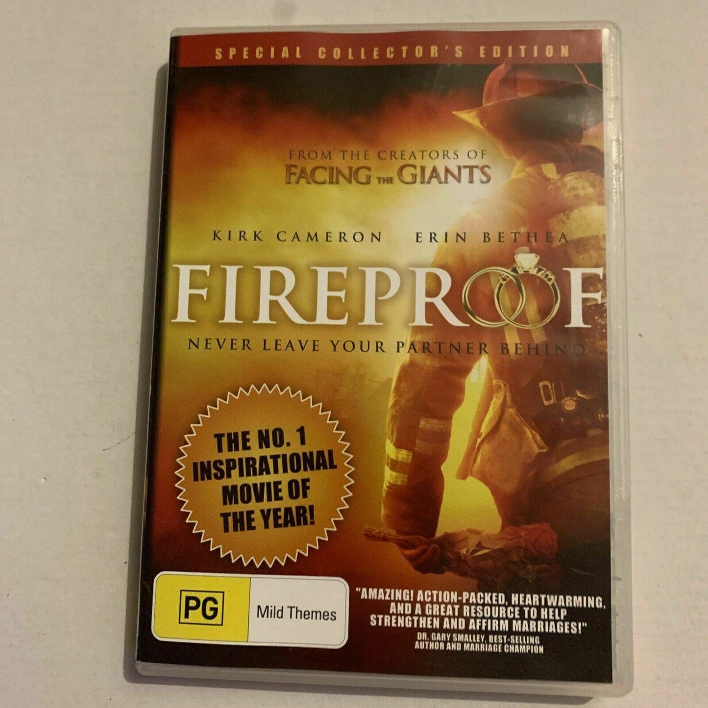 Fireproof Never Leave Your Partner Behind (DVD, 2009) Kirk Cameron, Erin Bethe