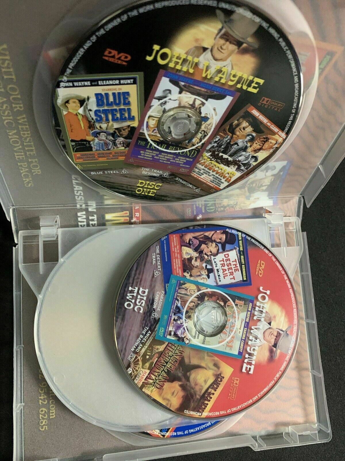 John Wayne in 10 Classic Westerns (4 Disc DVD Set) PAL (Aus)