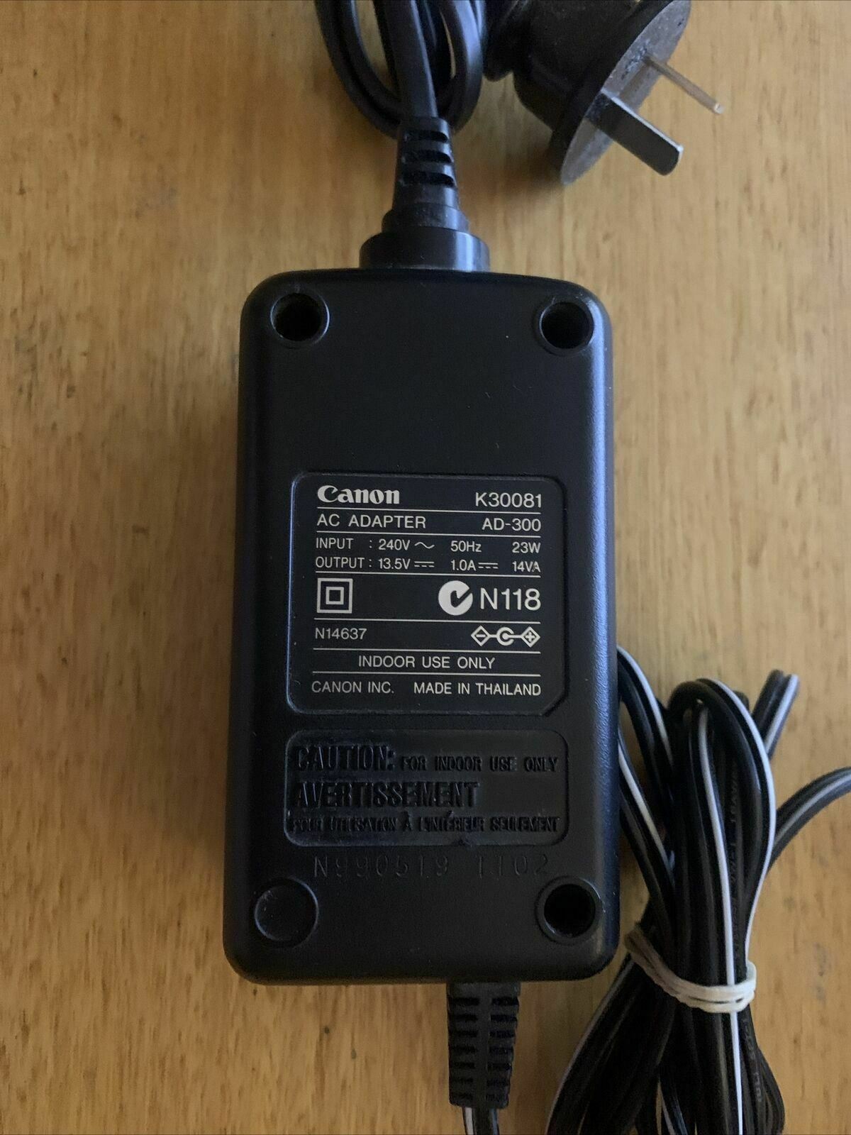 CANON K30081 AC ADAPTER AD-300 FOR BJC PRINTERS Au Plug