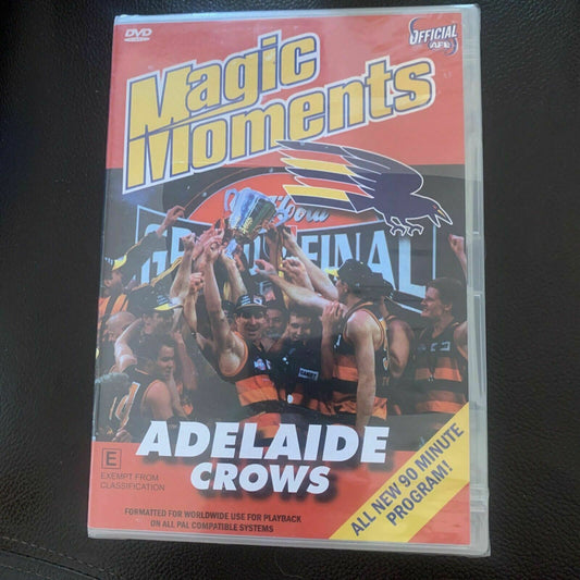 AFL - Magic Moments - Adelaide Crows (DVD, 2005) All regions
