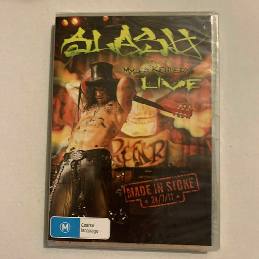 *New Sealed* Slash - Made In Stoke 24/7/11 Featuring Myles Kennedy (DVD, 2011)
