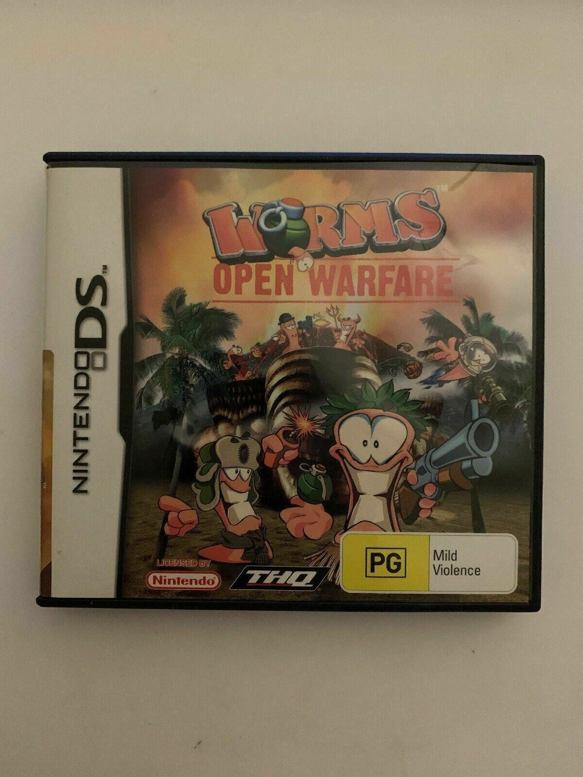 Worms Open Warfare Nintendo DS 2DS 3DS Game *Complete* with Manual