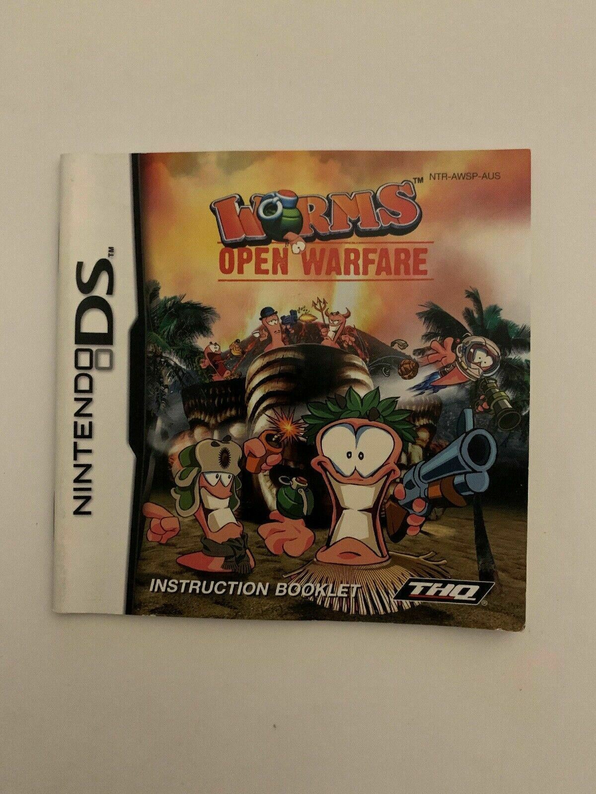 Worms Open Warfare Nintendo DS 2DS 3DS Game *Complete* with Manual