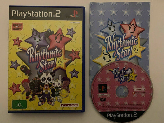 Rhythmic Star - Sony Playstation 2 PS2 PAL Dance Music Game - Includes Manual