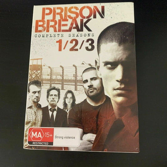 Prison Break : Complete Season 1, 2 & 3 (DVD, 2008) Region 4