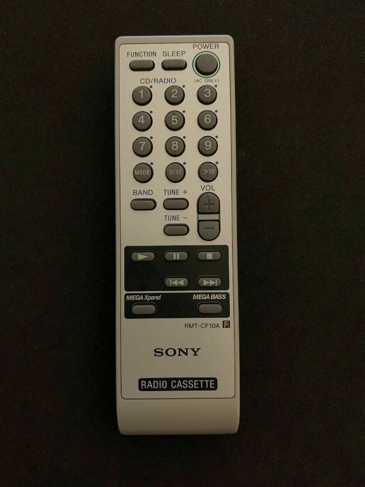Genuine Sony RMT-CF10A Original Remote Control For Radio Cassette