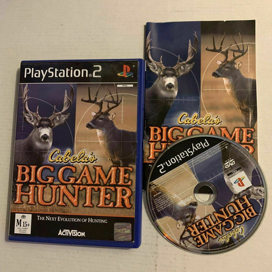 Cabela's Big Game Hunter - Sony PS2 PAL - Includes Manual