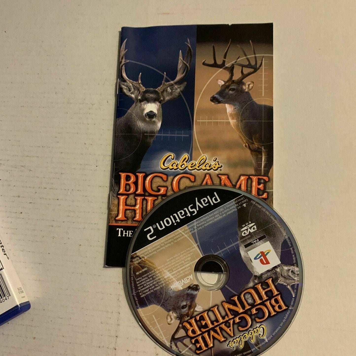 Cabela's Big Game Hunter - Sony PS2 PAL - Includes Manual