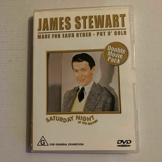 James Stewart - Made for Each Other, Pot o' Gold (DVD, 1941) Region Free
