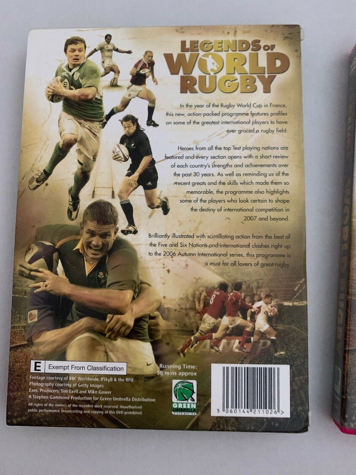 Legends of World Rugby - Ultimate Collection of Greatest Players (DVD) Region 4
