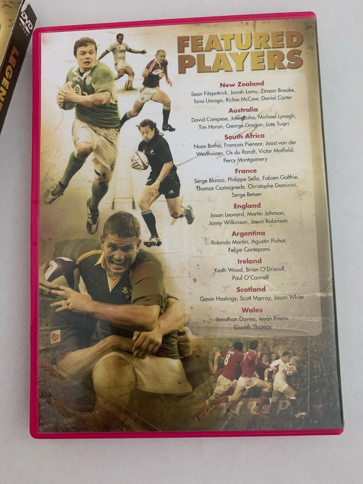 Legends of World Rugby - Ultimate Collection of Greatest Players (DVD) Region 4