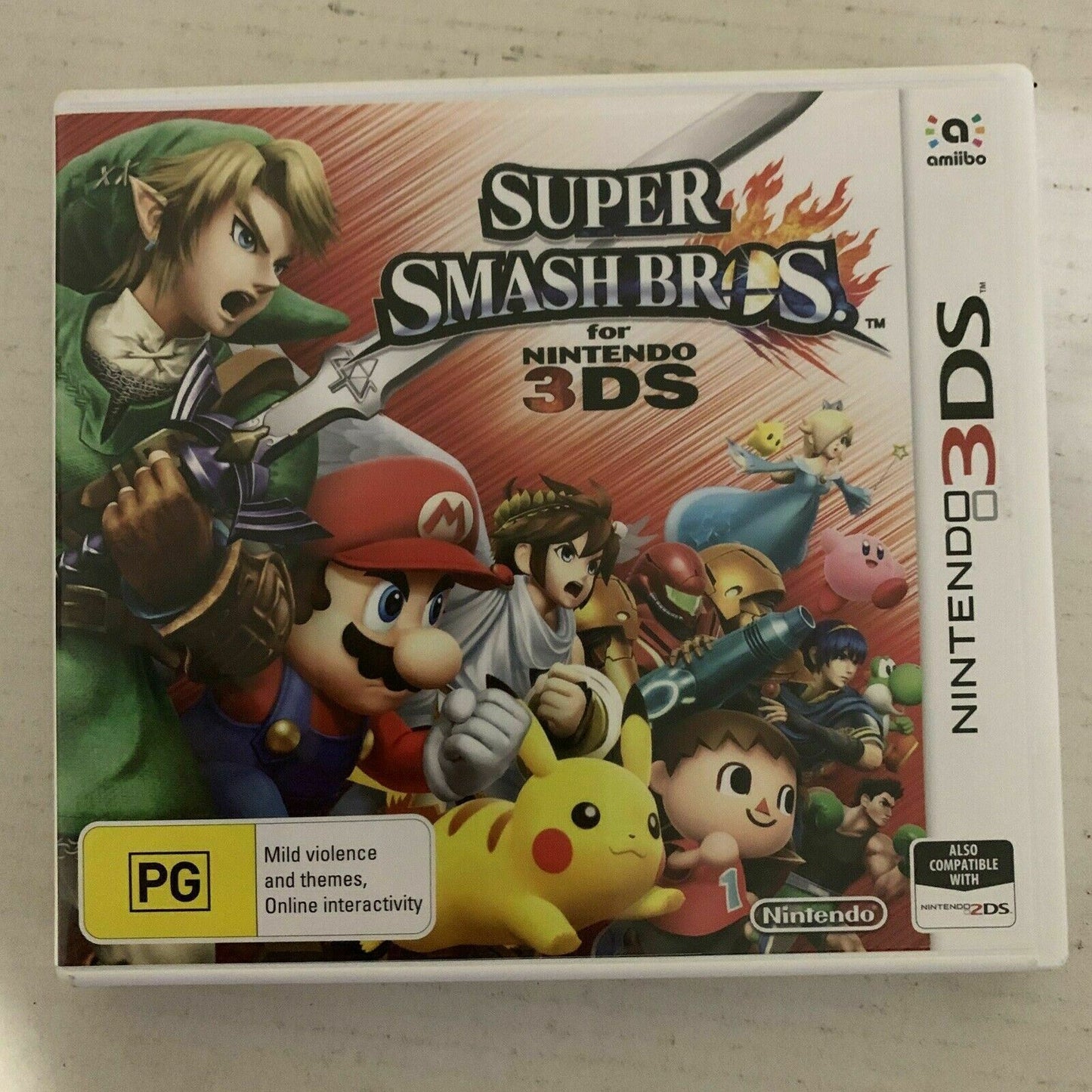 Super Smash Bros - Nintendo 3DS PAL Aus Version -