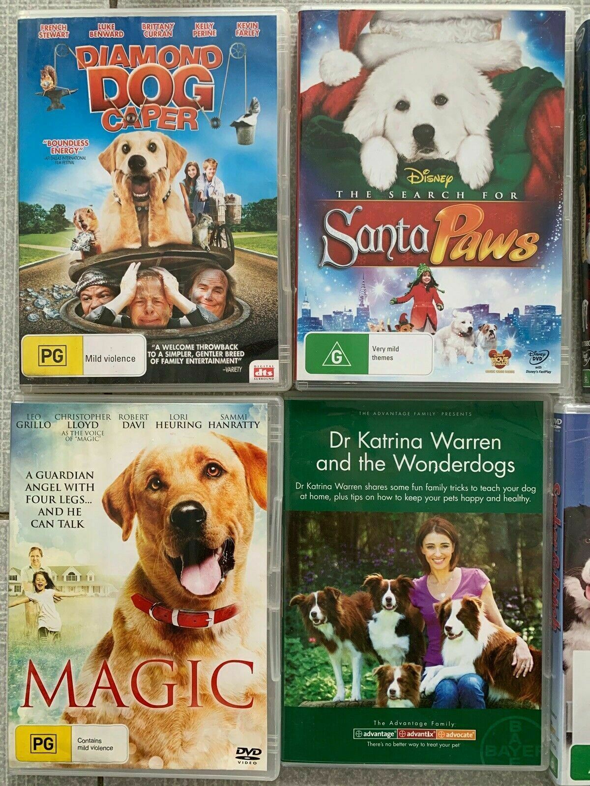 11x Dog Film DVD Collection Movies Region 4