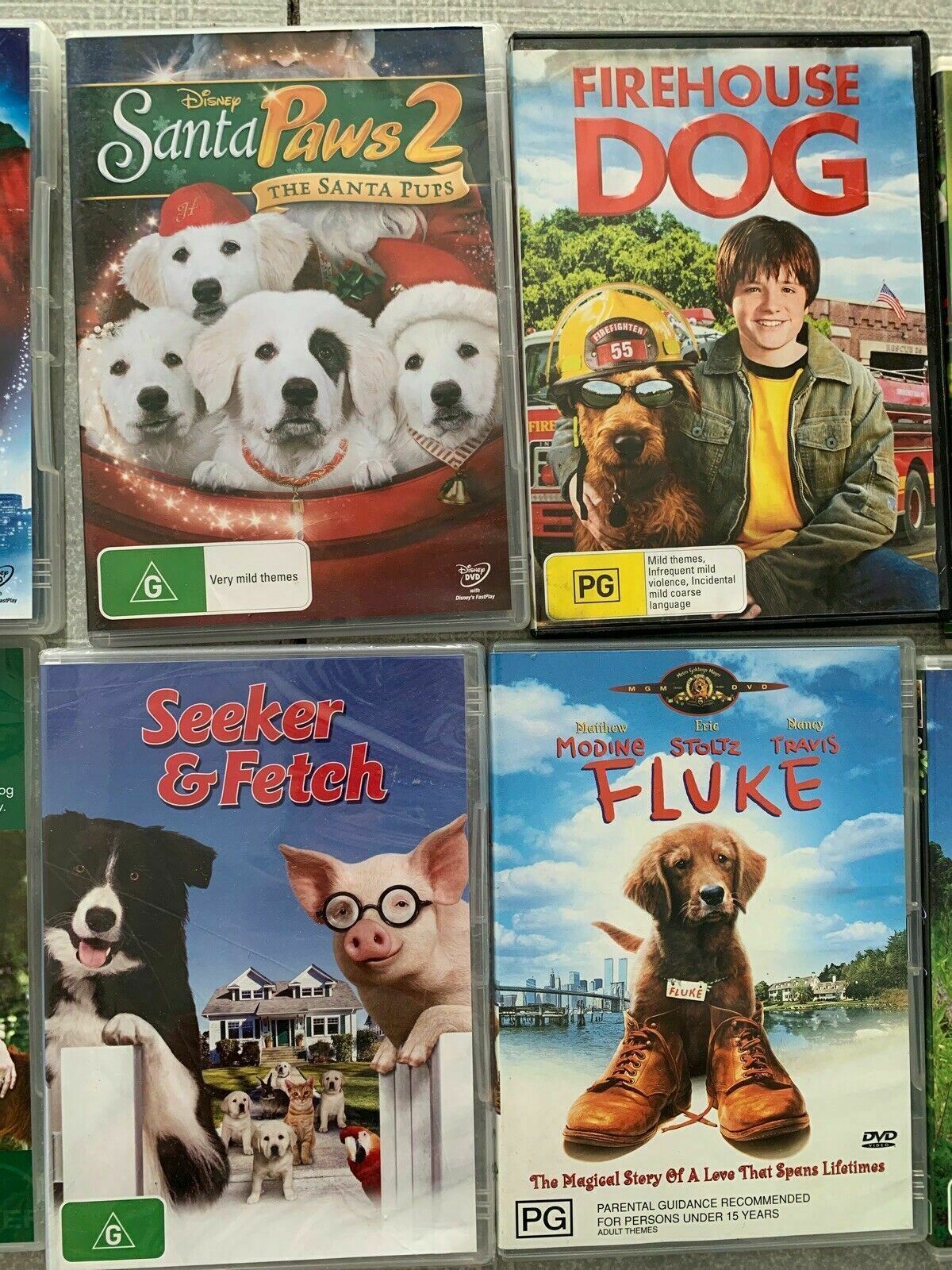 11x Dog Film DVD Collection Movies Region 4