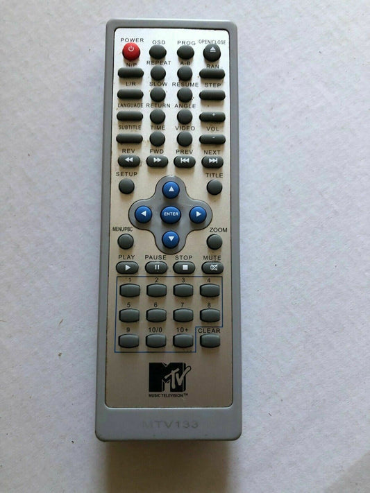 Genuine MTV CX-501 Remote Control MTV133
