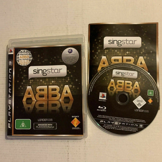 Singstar: ABBA (Sony Playstation 3 PS3 PAL) With Manual
