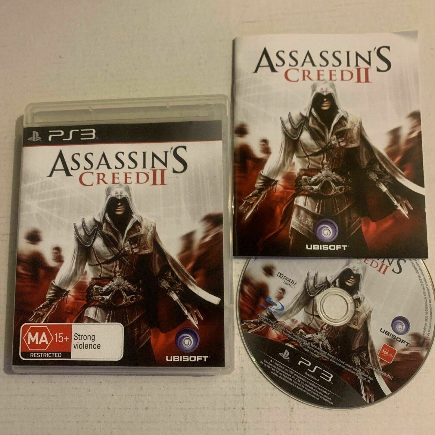 Assassin's Creed II PS3 Sony PlayStation 3 with Manual