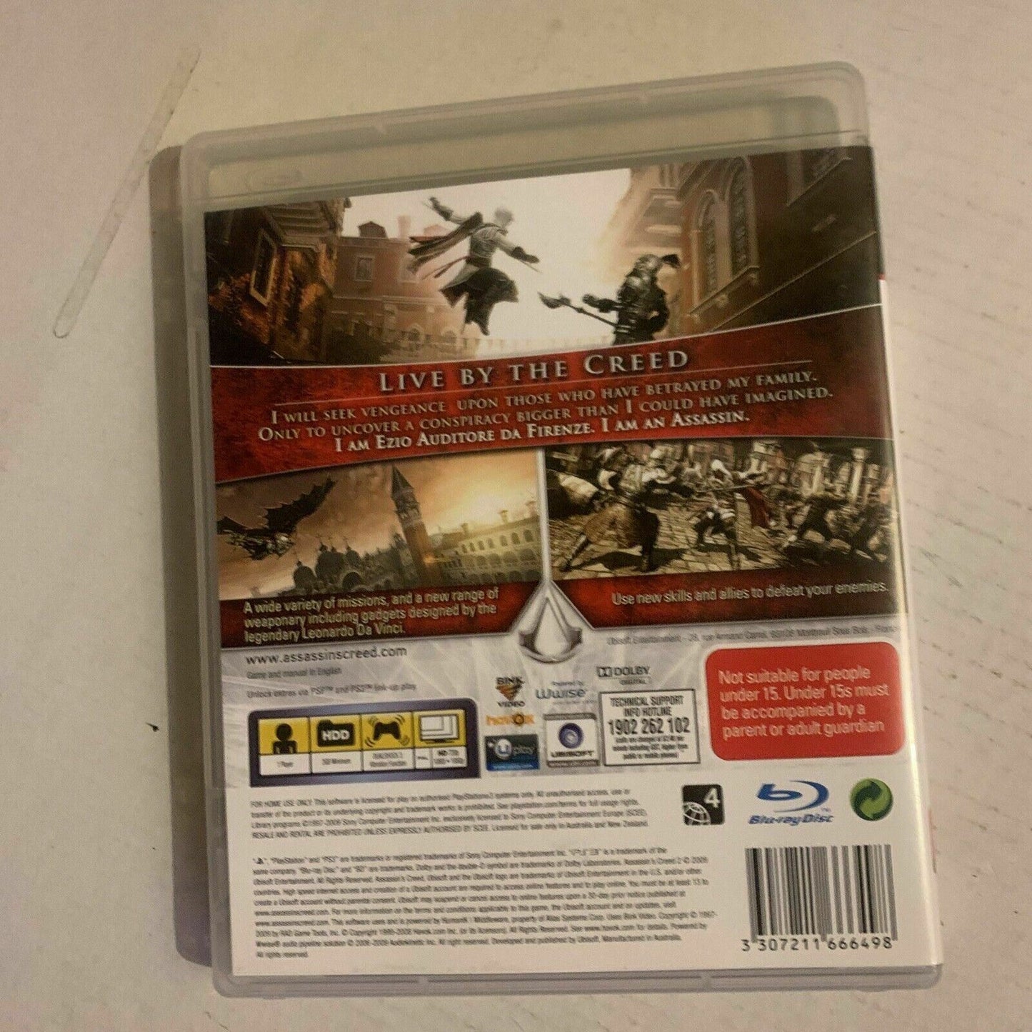 Assassin's Creed II PS3 Sony PlayStation 3 with Manual