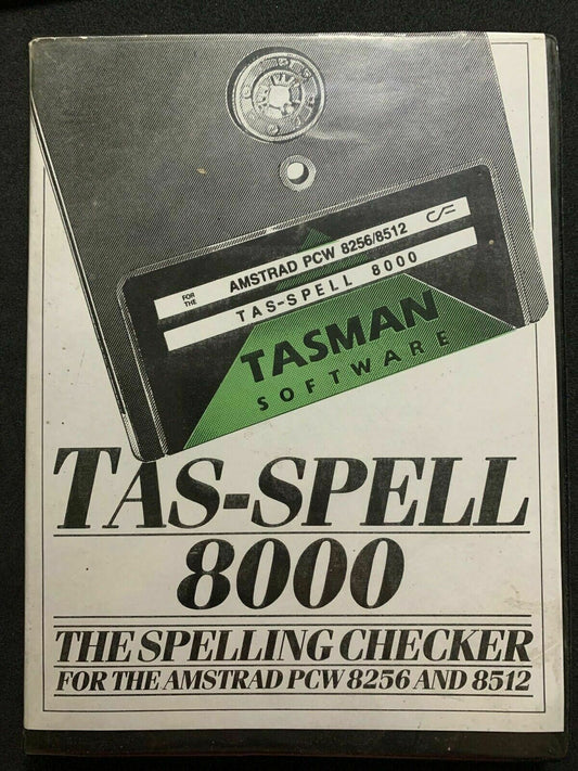 TAS-SPELL 8000 Spelling Checker For Amstrad PCW 8256 and 8512 (1986) Software
