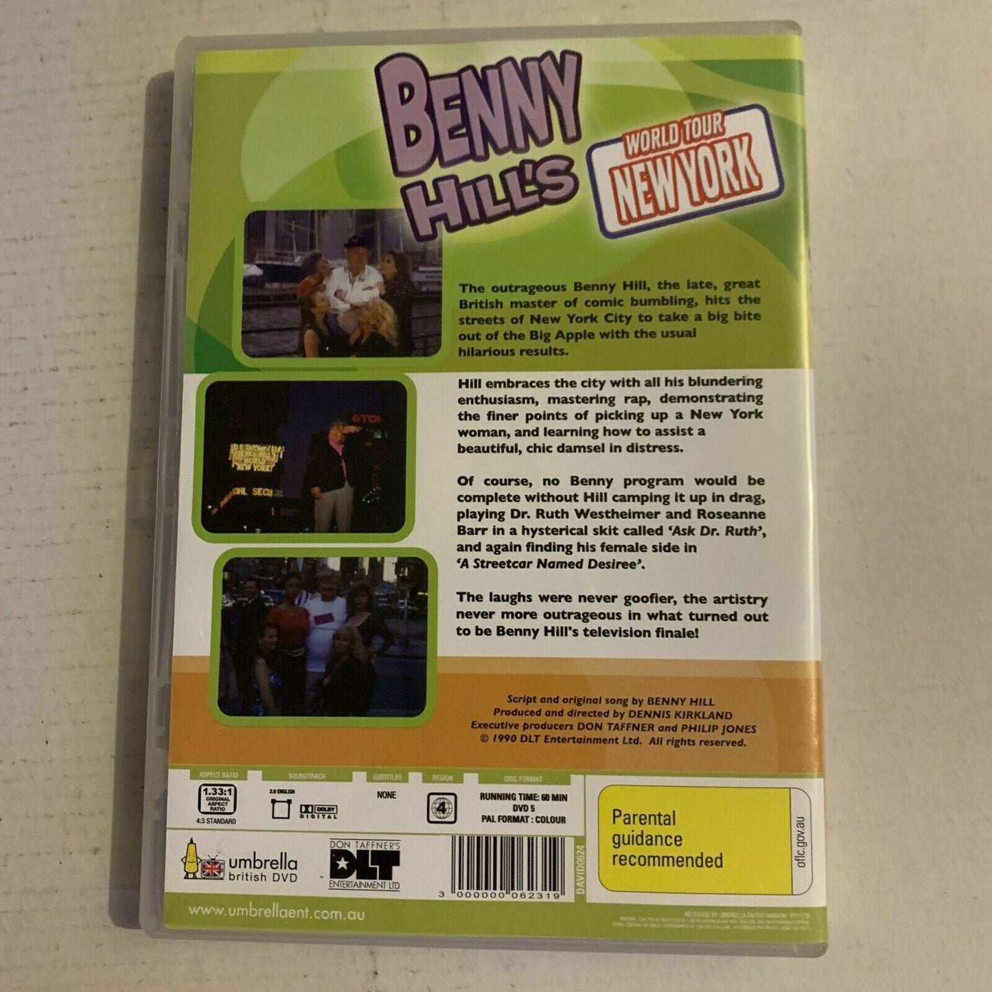 Benny Hill's World Tour - New York (DVD, 2007) Region 4,2