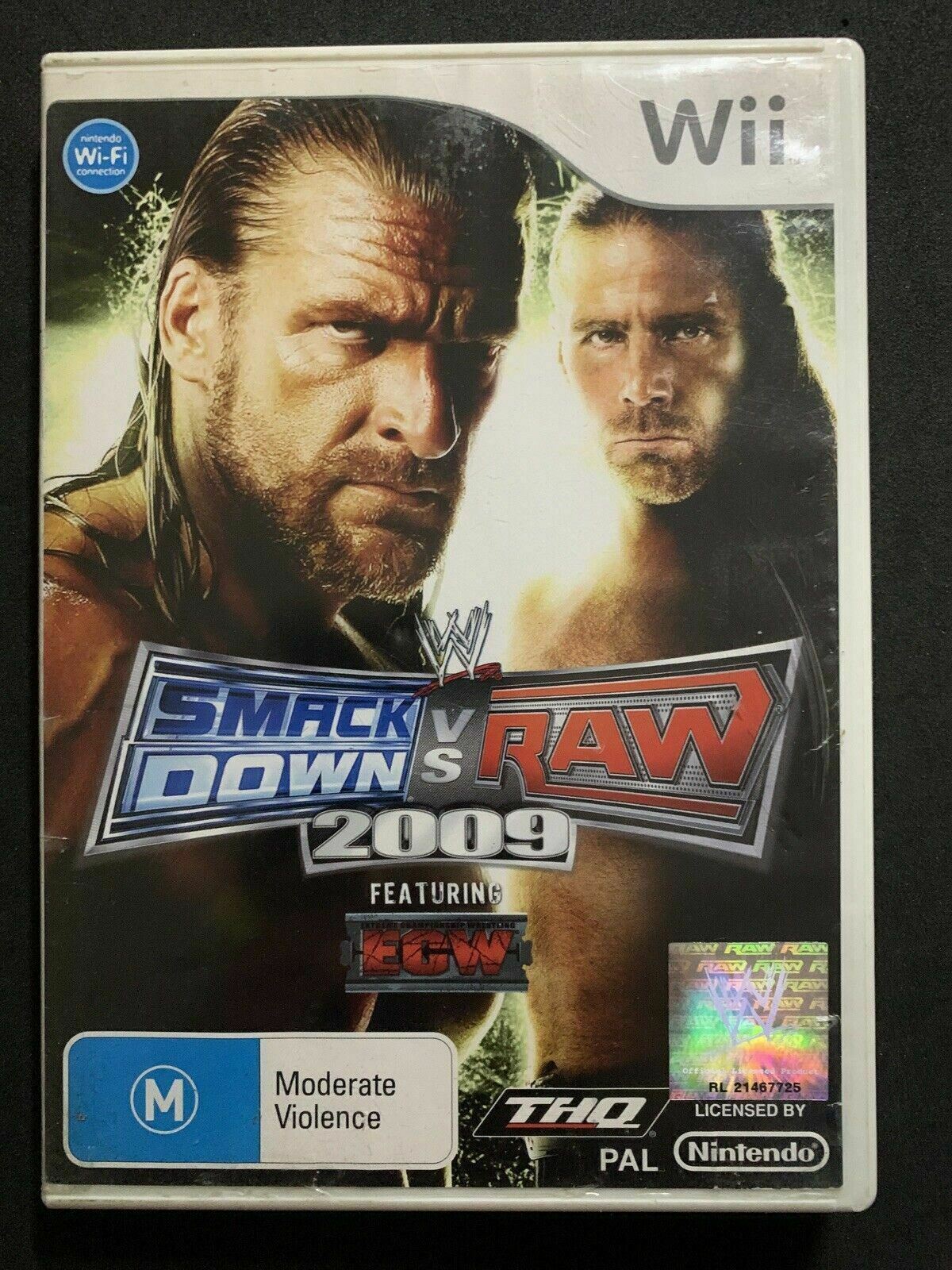 Smackdown Vs Raw 2009 - Nintendo Wii with Manual PAL