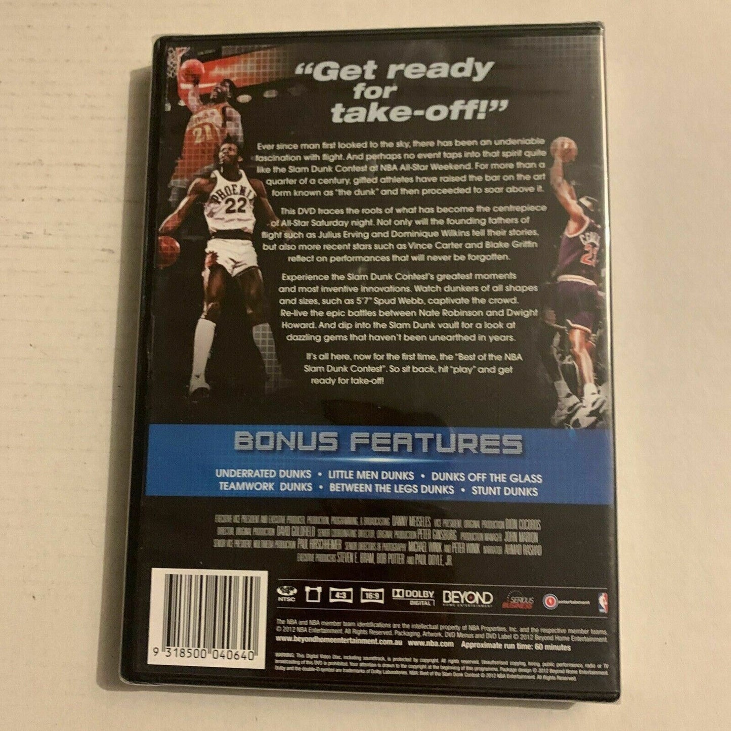 *New Sealed* NBA - Best Of The Slam Dunk Contest (DVD, 2012) Region 4