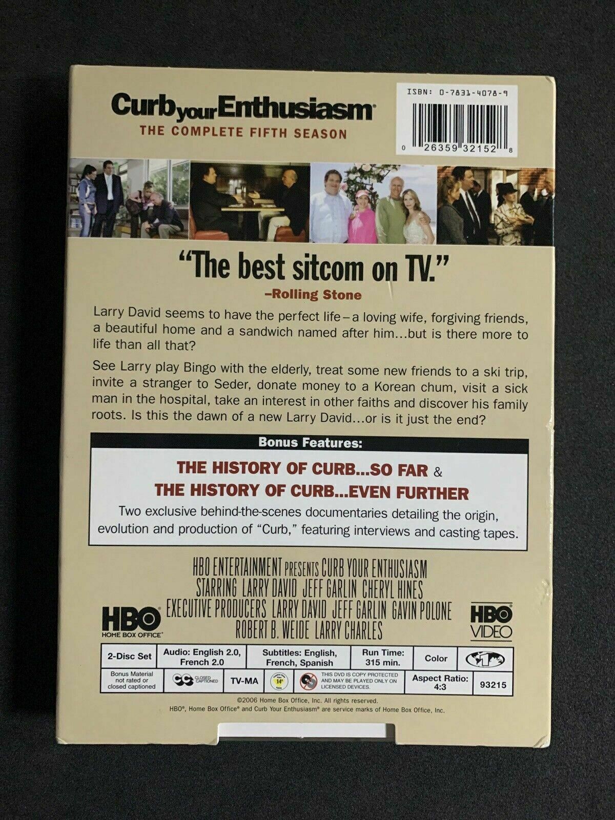 Curb Your Enthusiasm: The Complete Fifth Season (Season 5) (2 Disc) DVD Region 1