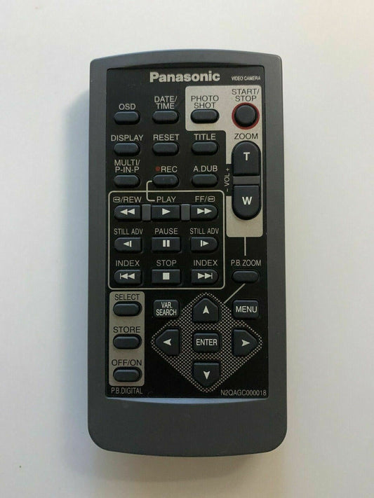 Panasonic N2QAGC000018 Remote Control PVGS9 PVGS15 PVGS200 PVGS400