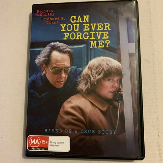Can You Ever Forgive Me? (DVD, 2019) Melissa McCarthy, Richard Grant. Region 4,2