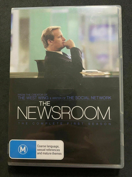 The Newsroom : Season 1 (DVD, 2013, 4-Disc Set) Jeff Daniels. Region 4